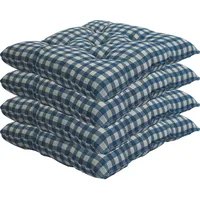 Nyvi Stuhlkissen Genua 38x38 cm 4er Pack Sitzkissen mit