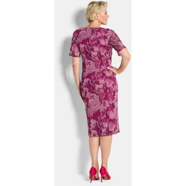 GOLDNER Abendkleid Wickelkleid Blumenmuster Rosa 24