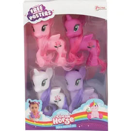 Toi-Toys Puppenzubehör DREAM HORSE Set Fantasiepferde Einhorn mehrfarbig