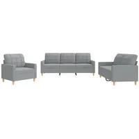 4er Set Wohnzimmer Stoff Jugendsofa Relaxsofa Sofas & Couch Sofa Loungesofa