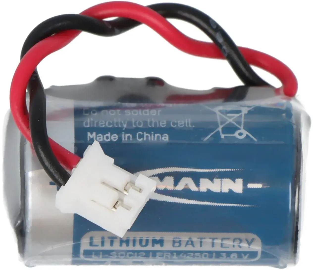 Ansmann Lithium-Thionyl-Chlorid (LiSOCl2) 3.6V Batterie ER14250H / 1/2AA