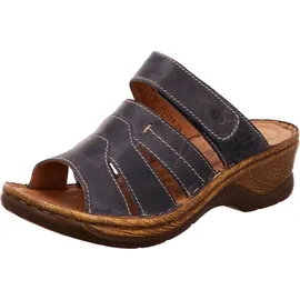 Josef Seibel Catalonia 49 Damen Leder Clogs blau, weiches Leder Fußbett / Blau - 39