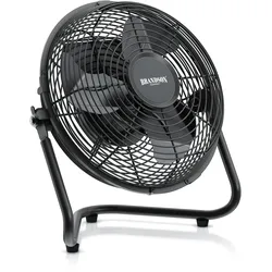 Brandson - Windmaschine Retro Stil - Ventilator Design schwarz - Tischventilator 32 Watt - hoher Luftdurchsatz - stufenlos neigbarer Ventilatorkopf