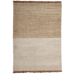 nanimarquina - Tres Stripes Vegetal Teppich, 170 x 240 cm, braun (Exklusive Edition)