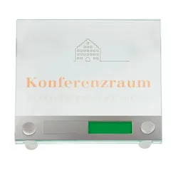 GALERIE Türschild, Format: 150x150 mm + 2 Halter i7326