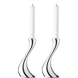 Georg Jensen Kerzenleuchter Cobra Edelstahl Silber