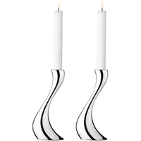 Georg Jensen Kerzenleuchter Cobra Edelstahl Silber