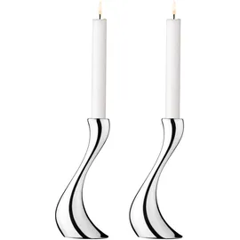 Georg Jensen Kerzenleuchter Cobra Edelstahl Silber