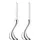 Georg Jensen Kerzenleuchter Cobra Edelstahl Silber
