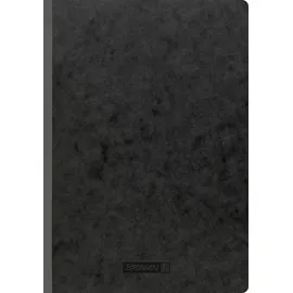 Brunnen Notizbuch DIN A4 kariert, schwarz Softcover 192 Seiten, 1 St.