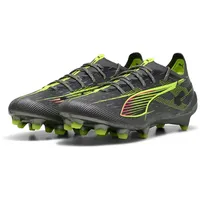 Puma Ultra 5 Ultimate FG Damen matte aged silver/yellow alert/sun struck 39