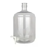 ich-zapfe Weinballon, Glasballon - PET 12 Liter mit Hahn 5/16-7/16