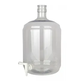 ich-zapfe Weinballon, Glasballon - PET 12 Liter mit Hahn 5/16-7/16