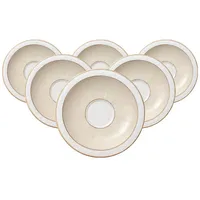 Villeroy & Boch Ivoire Frühstücksuntertasse 6-tlg. weiß