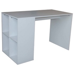 HTI-Line Regal-Schreibtisch Schreibtisch Thekla Weiß, Schreibtisch weiß