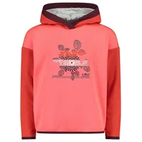 CMP Kid G Sweat Fix Hood red fluo (C649)
