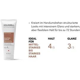 Goldwell Stylesign Texture Formgebende Creme starker Halt 75 ml