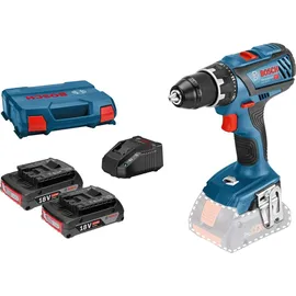 Bosch GSR 18V-28 Professional inkl. 2 x 2 Ah + L-Boxx 06019H4109