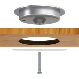 Kalb Material Für Möbel kalb 15W Einbau Ladegerät USB-C 60mm Schnell Ladestation für Smartphones Möbel Induktion Schnellladegerät Wireless Charger Platio