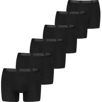 Puma Boxer, (6er Pack), mit elastischem Logobund PUMA black