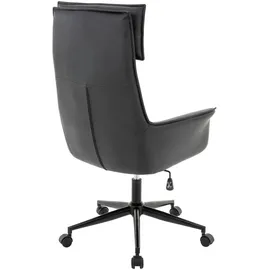 Novel Drehstuhl Kunstleder Schwarz