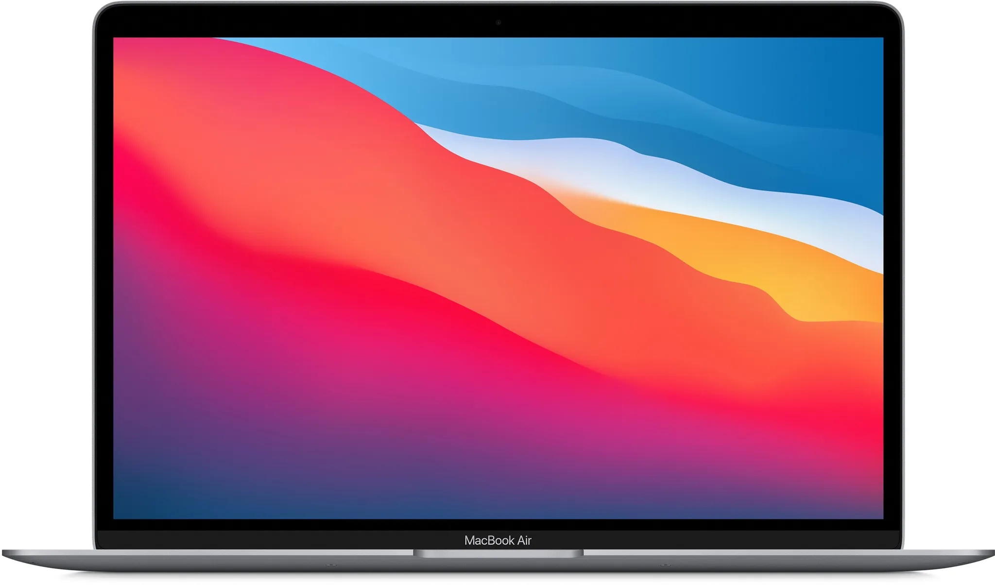 MacBook Air Notebook 33,8 cm (13.3 Zoll) 8 GB Ram 256 GB SSD macOS Big Sur Apple M Apple GPU intern (Grau)