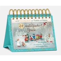 Korsch Tisch-Adventskalender "24 nostalgische Grüße"