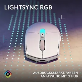 Logitech G305 X Superlight Weiss