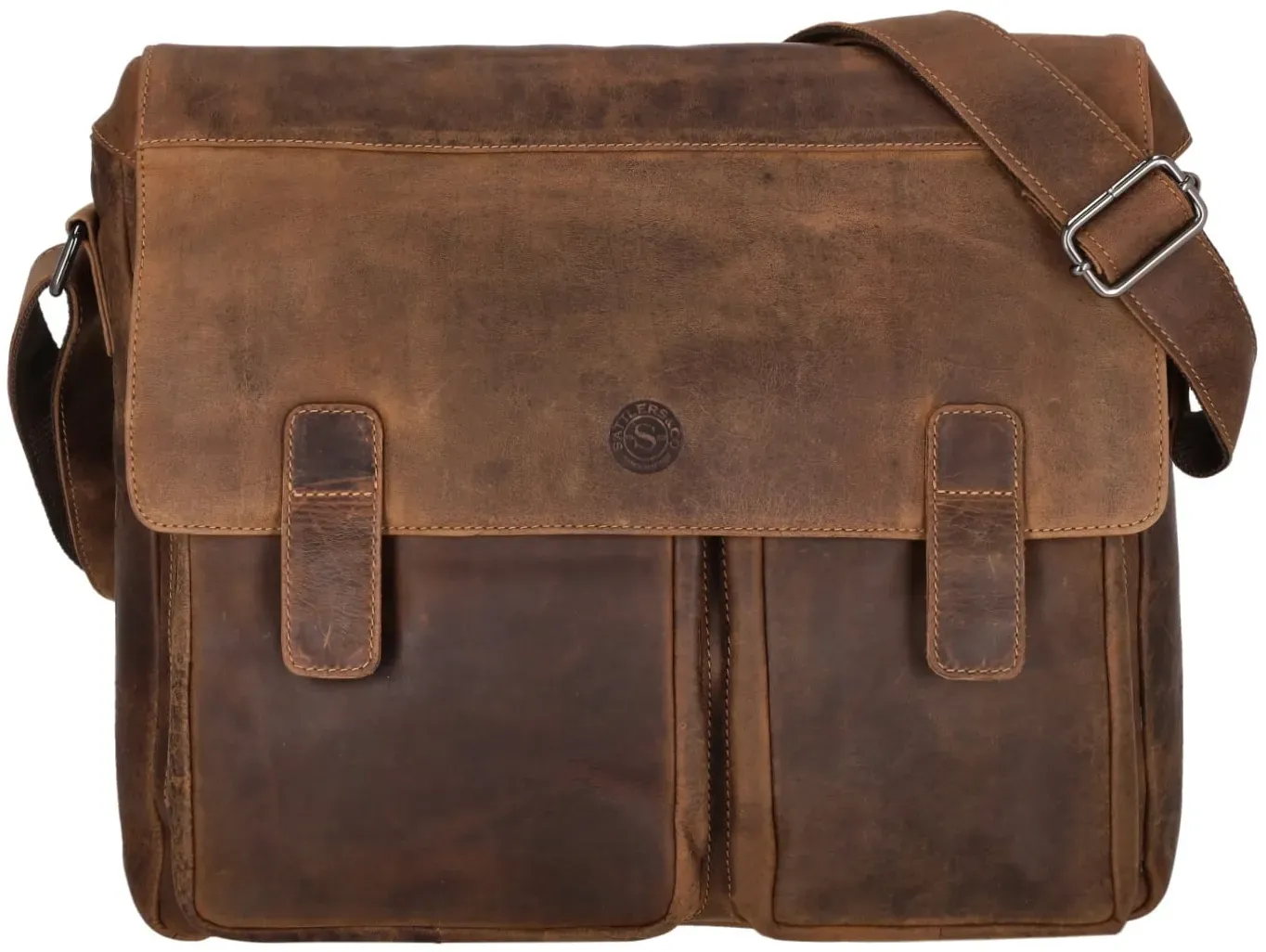 Sattlers & Co. Messenger Bag The Standardo Vinur khaki
