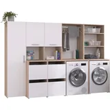Mehrzweckschrank-Set PARISOT "Laundry 1", jackson eiche nachbildung, Kastenmöbel-Sets