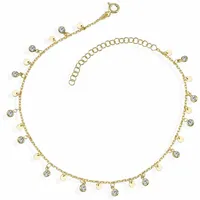 dKeniz Armband 925/- Sterling Silber Zirkonia weiß 21,0cm Weiss Damen