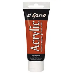 KREUL el Greco Acrylfarbe rotbraun 75,0 ml