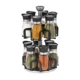 Relaxdays Gewürzkarussell mit 12 Gläsern