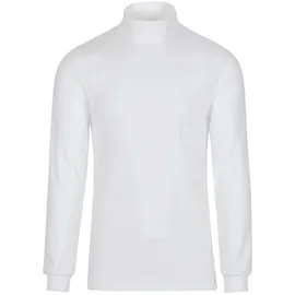 TRIGEMA Rollkragenshirt TRIGEMA "TRIGEMA Langarm Ski- und Sport-Rollkragenpullover", Damen, Gr. XXL, weiß, 100% Baumwolle (Bio-Baumwolle kbA), Basic, Shirts