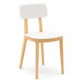 2er-Set Infiniti Stuhl Porta Venezia Holz Weiß