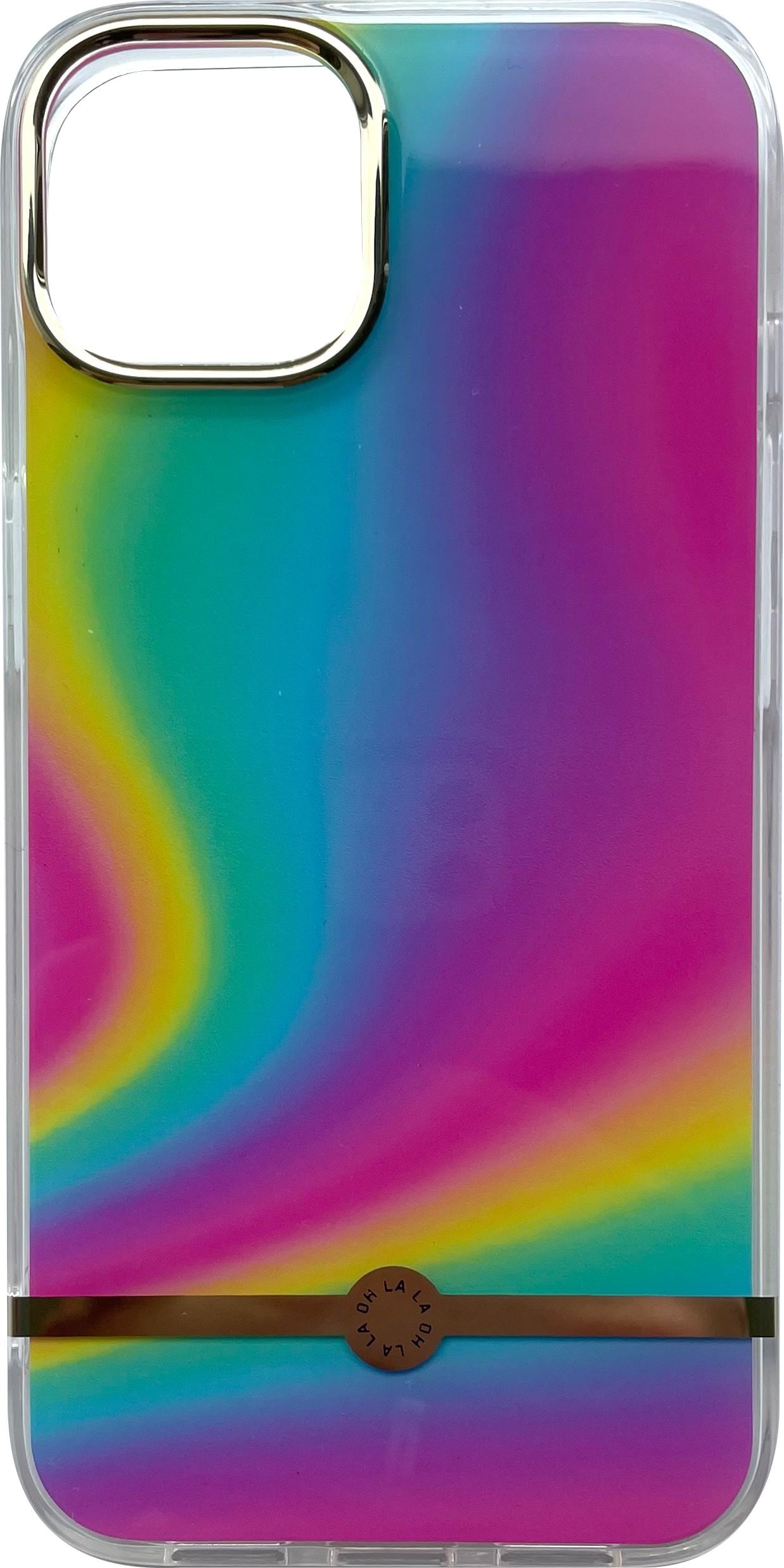 Peter Jäckel OHLALA! Design Back Cover Rainbow für Apple iPhone 13 (iPhone 13), Smartphone Hülle, Mehrfarbig