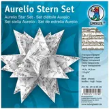 Ursus Faltblätter Aurelio Stern Noten schwarz 33 Blatt 115 g/qm 14,8 x 14,8 cm