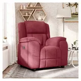 vidaXL Relaxsessel Weinrot Stoff