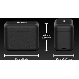 TELESIN 2-Slot-Ladegerät + Kartenspeicher für Insta360 X4
