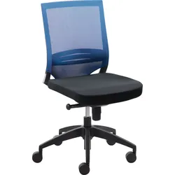 Bürostuhl MAYER SITZMÖBEL, blau (blau, schwarz), B:63cm H:106cm T:60cm, Stühle, "myOPTIMAX"