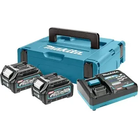 Makita Power Source Kit 40 V XGT Li-Ion 2 x 2,5 Ah + DC40RA Ladegerät + Makpac 191J81-6