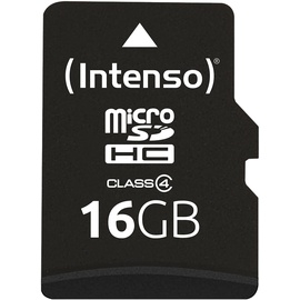 Intenso microSD Class 4 + SD-Adapter 16 GB