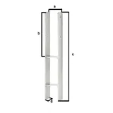 Trendline H-Pfostenanker 60 x 12,1 x 6 cm