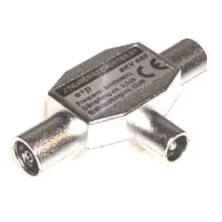 E&P BKV 660, Kabelsplitter, 75 Ohm, Silber, 1 Stück(e), Coax