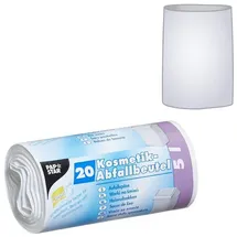 Papstar Müllbeutel 5 l weiß 16,0 μm, 20 St.