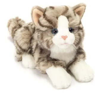 Teddy-Hermann Katze liegend