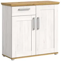 xonox.home Kommode Verona 95 x 92 x 39 cm Sibiu Lärche / Weiß