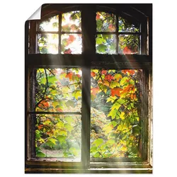 Wandbild ARTLAND "Altbau", braun (farbe bild(er): braun), B:45cm H:60cm, Bilder, als Alubild, Outdoorbild, Leinwandbild, Poster, Wandaufkleber