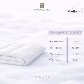 HANSKRUCHEN Hanskruchen, Wolke 7 Bettdecke 155x220 cm