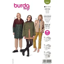 burda Schnitt 5941 "Kastenjacke"